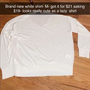White blouse(brand new)